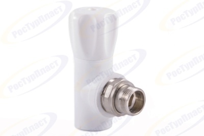 Вентиль PPR для радиатора, угловой, RTP (РосТурПласт) В Барнауле