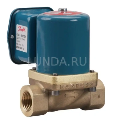 Клапан соленоидный EV225B с сервоприводом, для пара, с катушкой, Danfoss В Барнауле