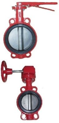 Затвор поворотный дисковый ABRA-BUV-VF866D Ру10/16 с рукояткой или редуктором В Барнауле