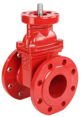 Задвижка шиберная дн.ру GGG40-SS304-NBR-2W-ISO Ру10 с голым штоком и невыдвижным шпинделем В Барнауле