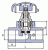 Вентиль проходной PPR, с выпускным клапаном, Wavin Ekoplastik В Барнауле